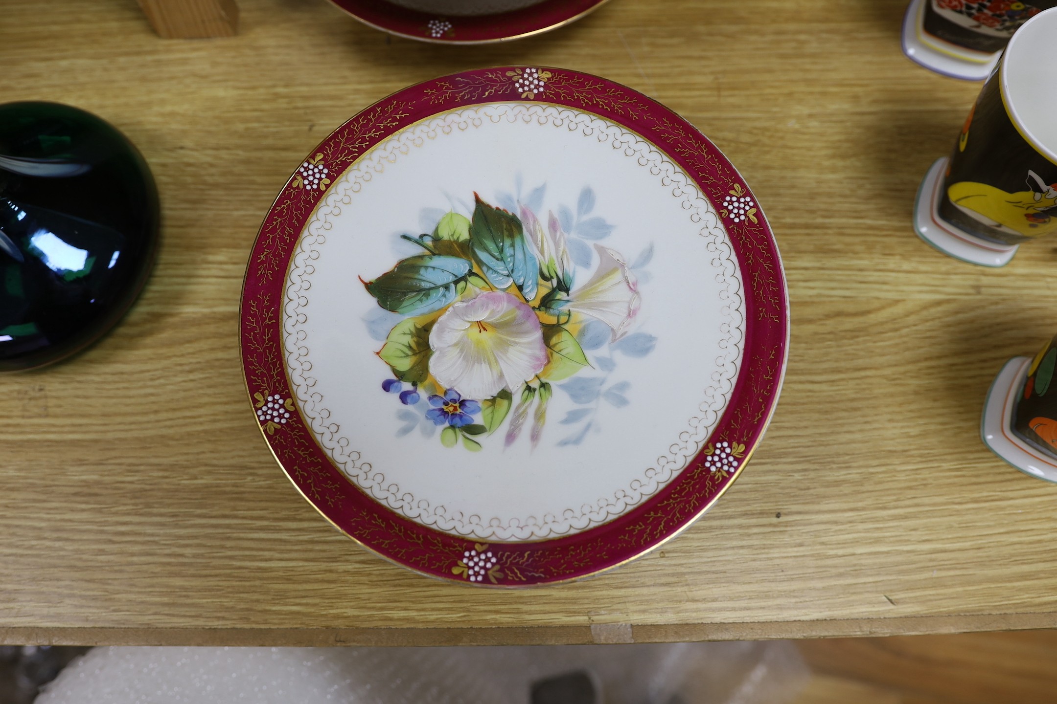 A late 19th Century French porcelain dessert service